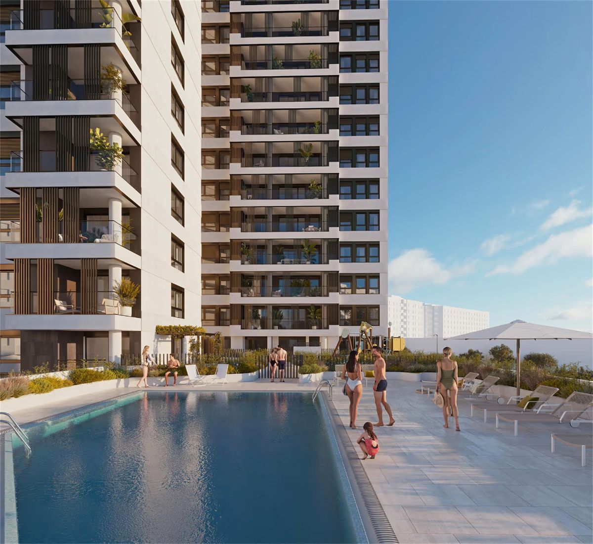 Piscina de Piso en venta en  Valencia Capital