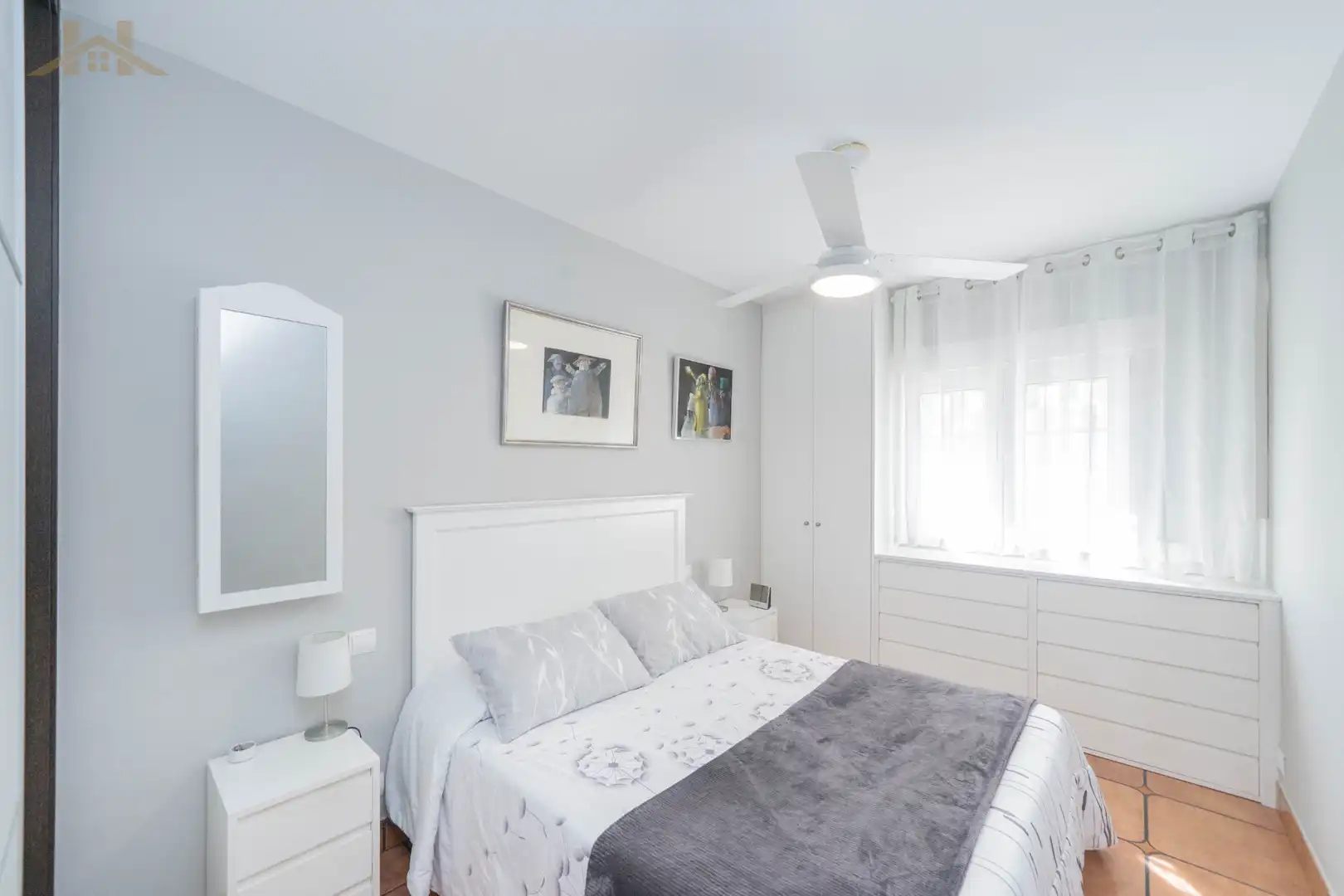 Schlafzimmer von Wohnung zum Verkauf in Galapagar mit Klimaanlage, Heizung und Balkon