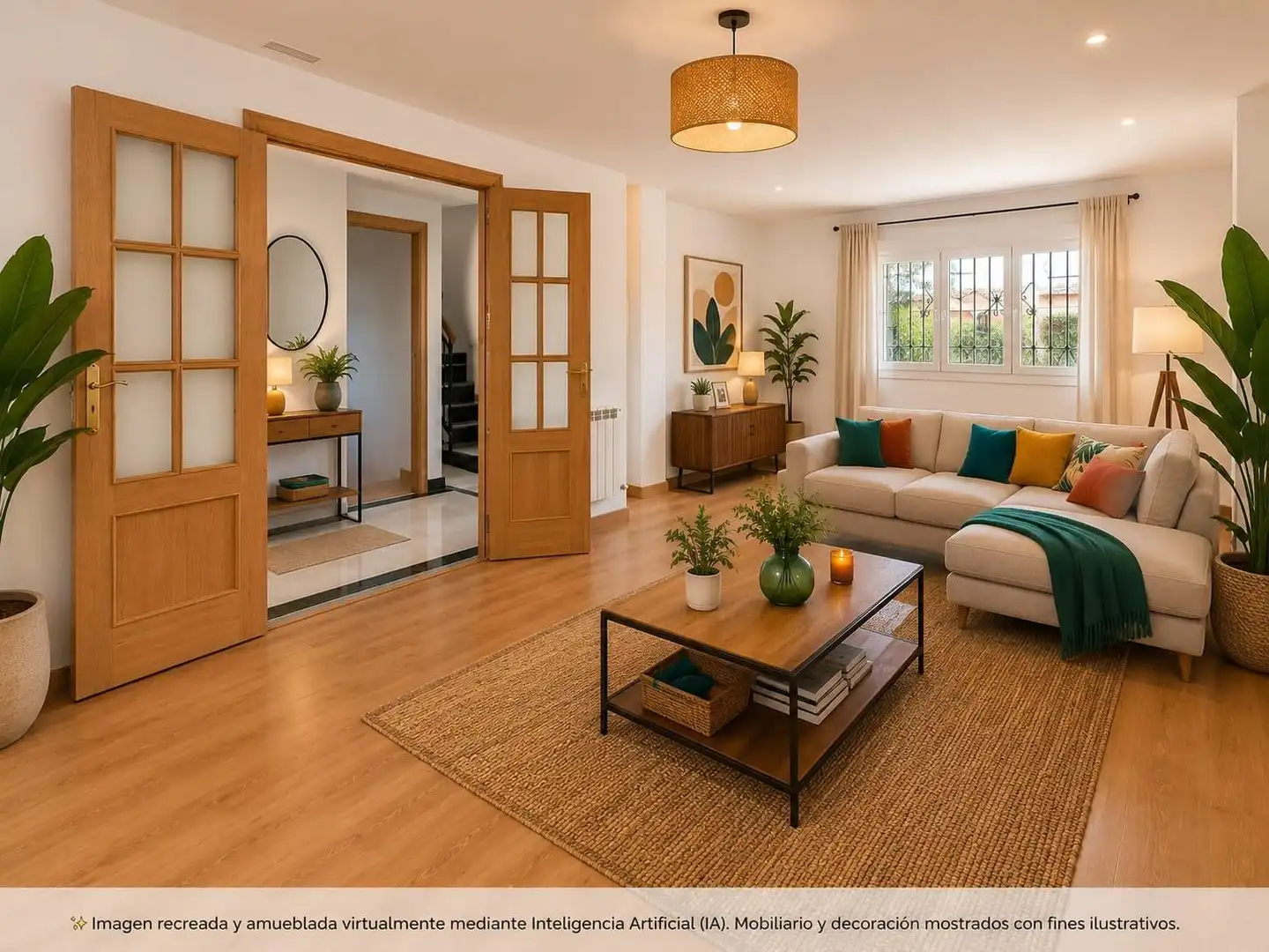 Wohnzimmer von Einfamilien-Reihenhaus zum Verkauf in Las Gabias