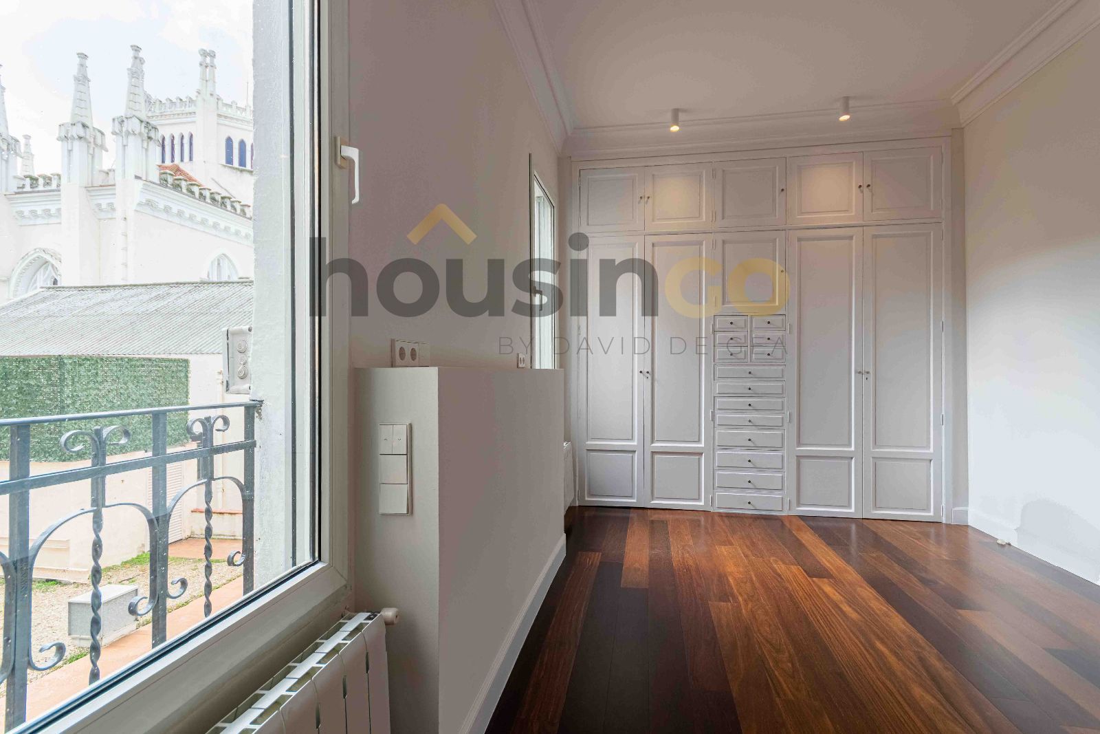Bedroom of Flat to rent in  Madrid Capital  with Air Conditioner, Heating and Terrace