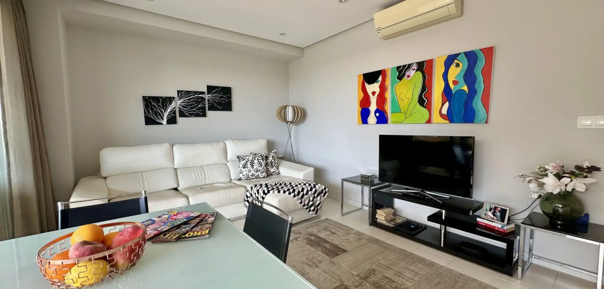 Sala d'estar de Pis en venda en Orihuela amb Aire condicionat, Terrassa i Piscina