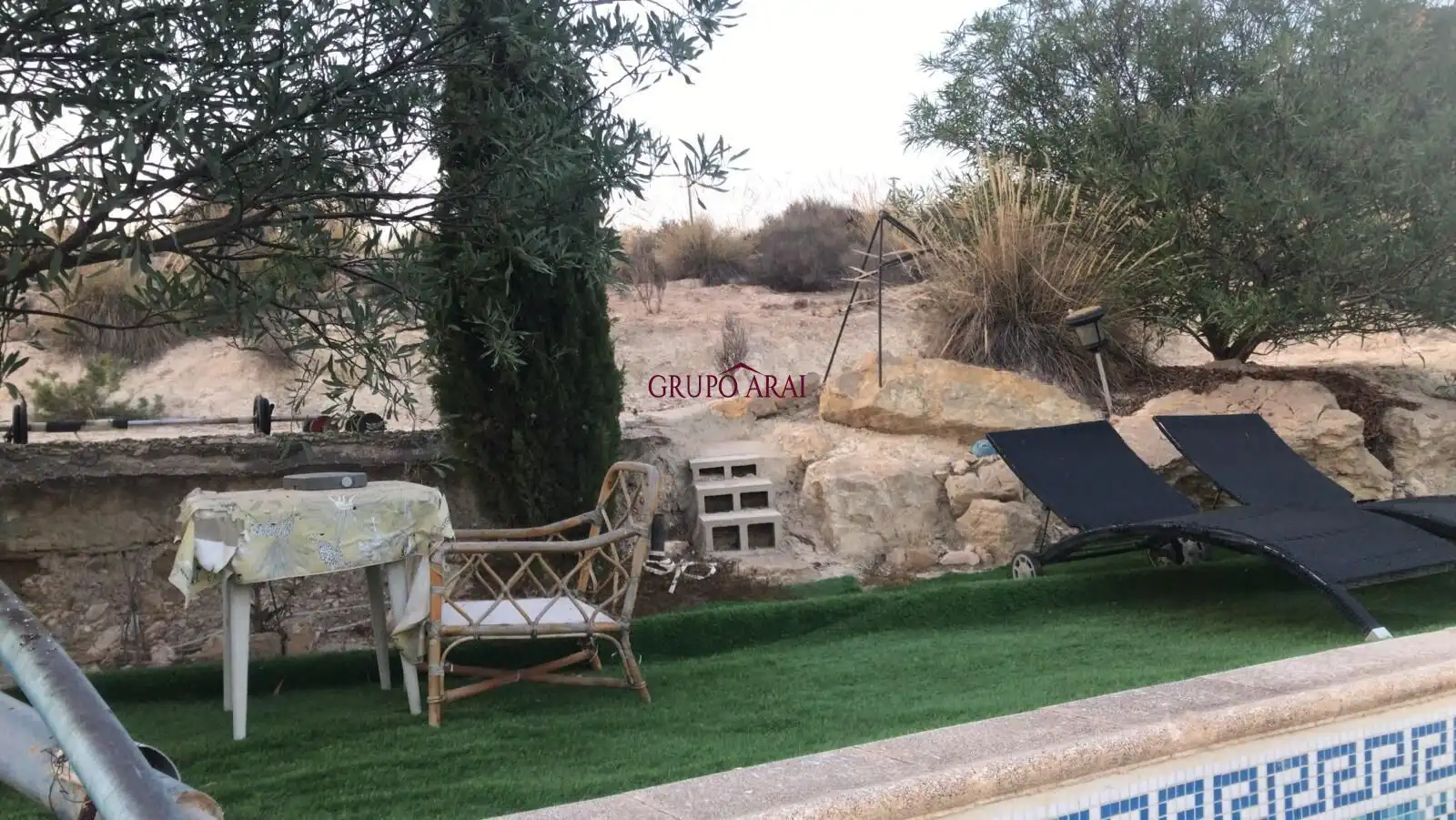 Jardín de Finca rústica en venta en Busot con Trastero y Piscina