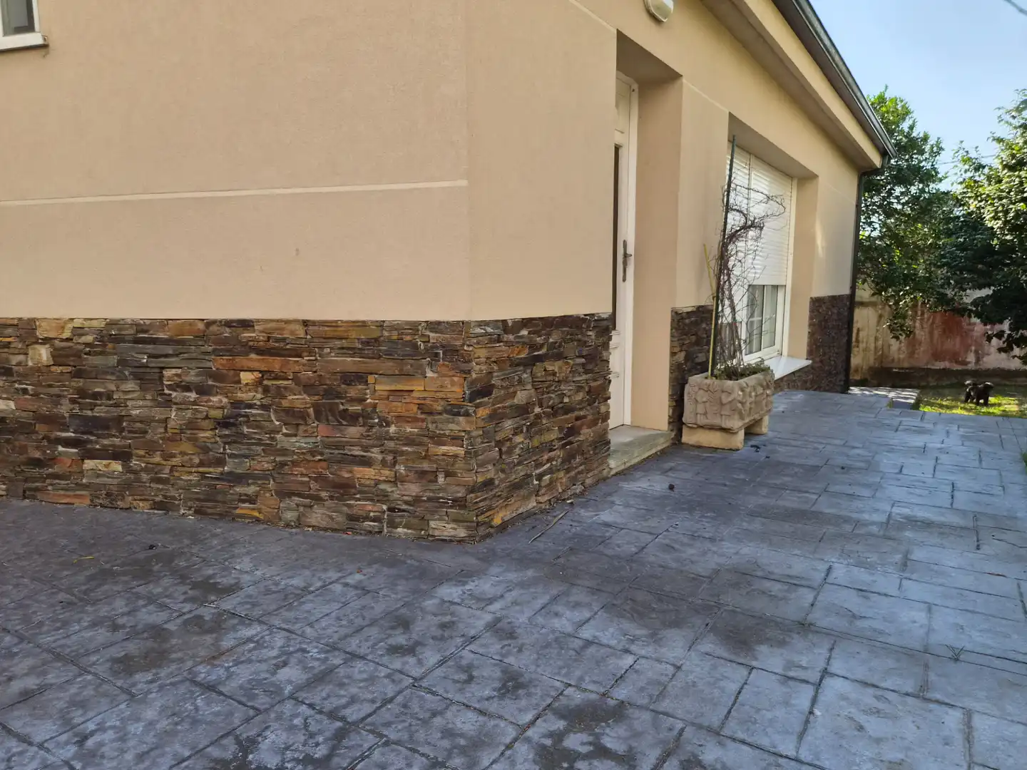 Vista exterior de Casa o chalet en venta en Oleiros con Calefacción, Jardín privado y Parquet