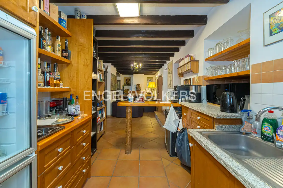 Cocina de Casa o chalet en venta en Relleu con Aire acondicionado, Jardín privado y Terraza