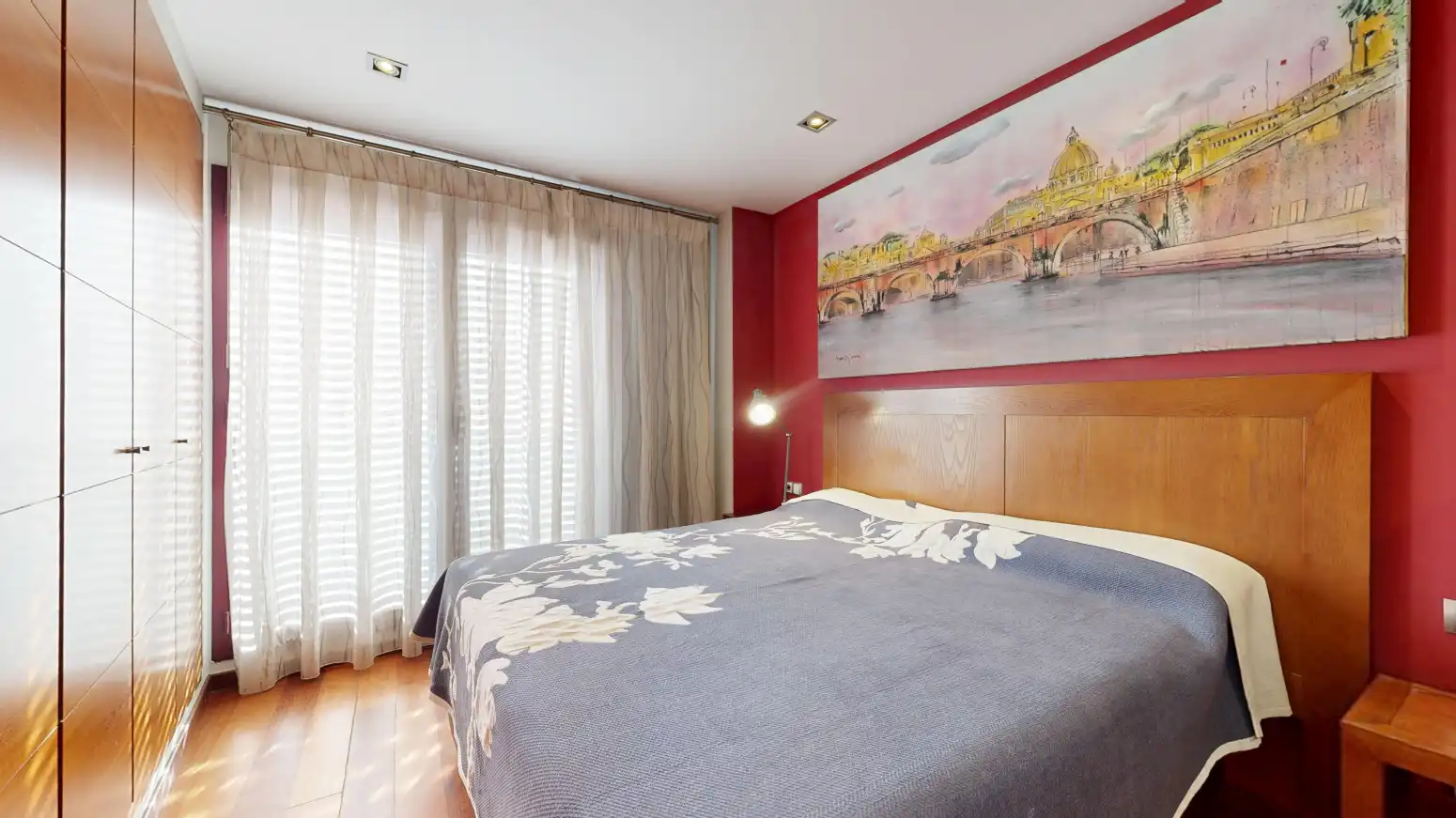 Dormitori de Pis de lloguer en Mislata amb Aire condicionat, Parquet i Moblat