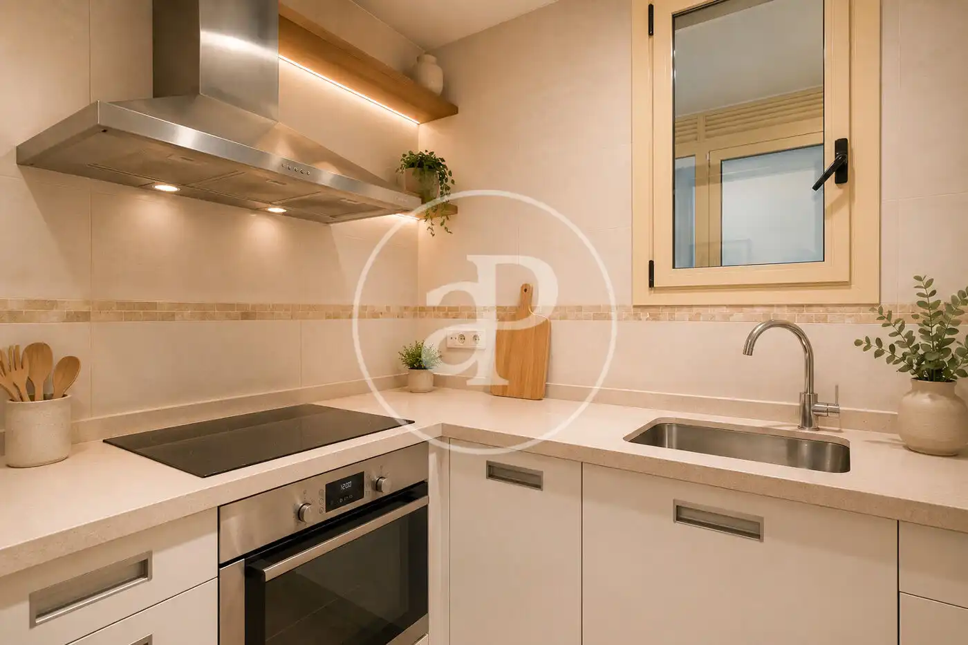 Kitchen of Flat for sale in Barcelona  with Heating and Balcony