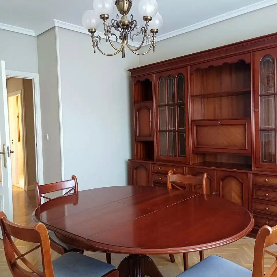 Dining room of Flat for rent in Madrid  with Air Conditioner, Heating and Parquet flooring