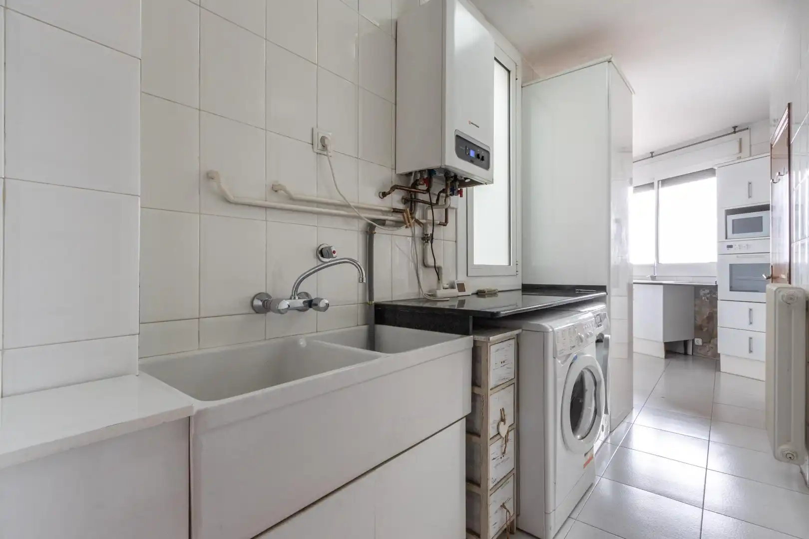 Kitchen of Attic for sale in Sabadell  with Air Conditioner, Heating and Parquet flooring