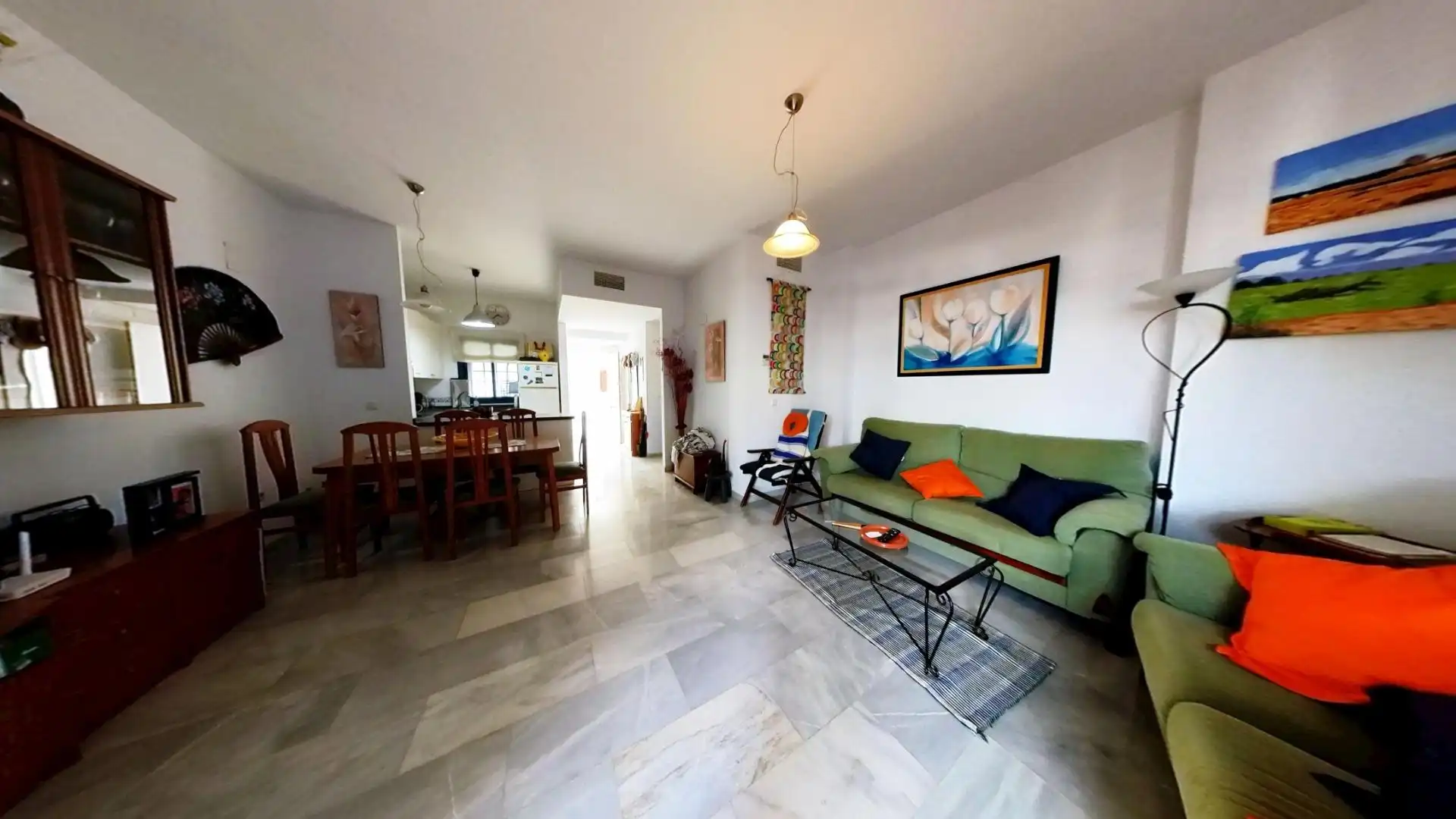 Sala de estar de Piso en venta en Gualchos con Aire acondicionado, Terraza y Trastero