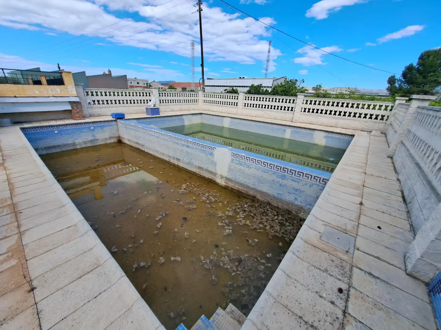 Piscina de Finca rústica en venta en La Pobla Llarga con Jardín privado, Terraza y Trastero