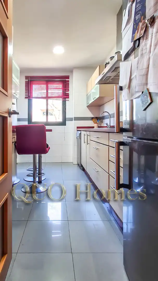 Kitchen of Flat for sale in Jerez de la Frontera  with Air Conditioner, Private garden and Storage room
