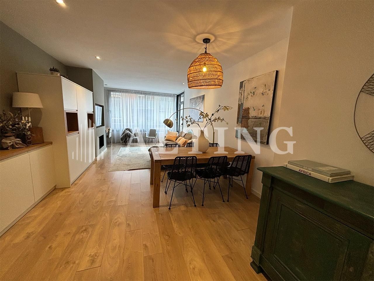 Living room of Flat to rent in  Barcelona Capital  with Air Conditioner, Heating and Parquet flooring