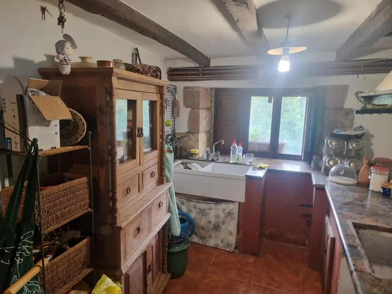 Cocina de Casa o chalet en venta en Corvera de Toranzo con Calefacción, Jardín privado y Parquet