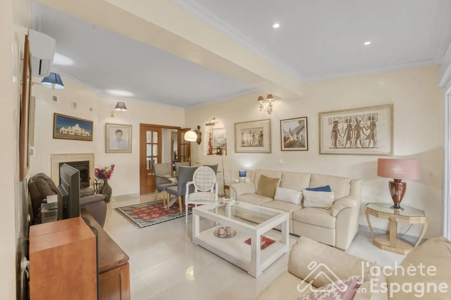 Sala de estar de Casa o chalet en venta en Málaga con Aire acondicionado, Jardín privado y Terraza