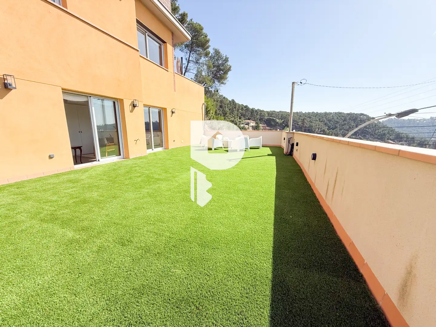 Terraza de Casa o chalet de alquiler en Vallirana con Aire acondicionado, Calefacción y Jardín privado