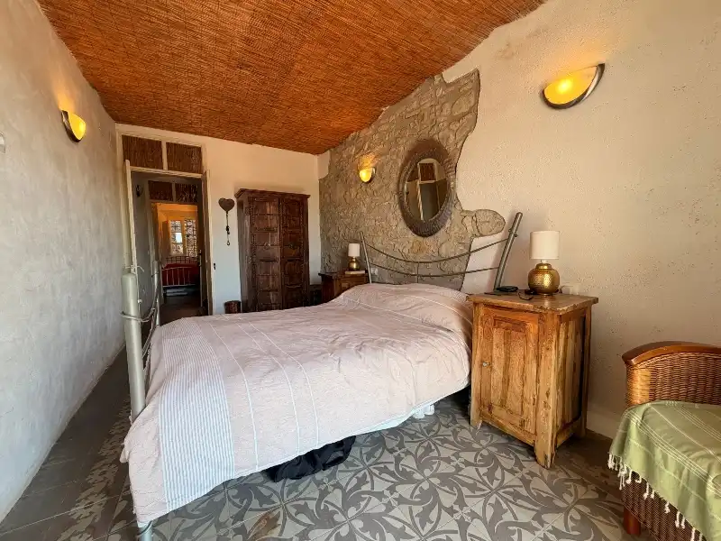 Bedroom of Country homes for sale in Saus, Camallera i Llampaies  with Terrace and Balcony