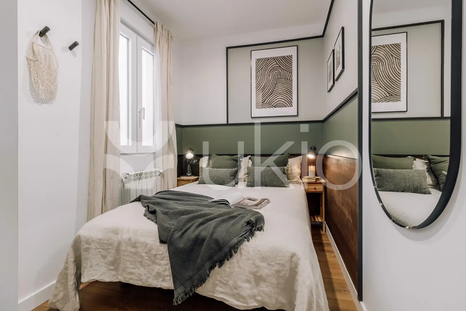 Bedroom of Apartments for rent in Madrid  with Air Conditioner, Heating and Furnished