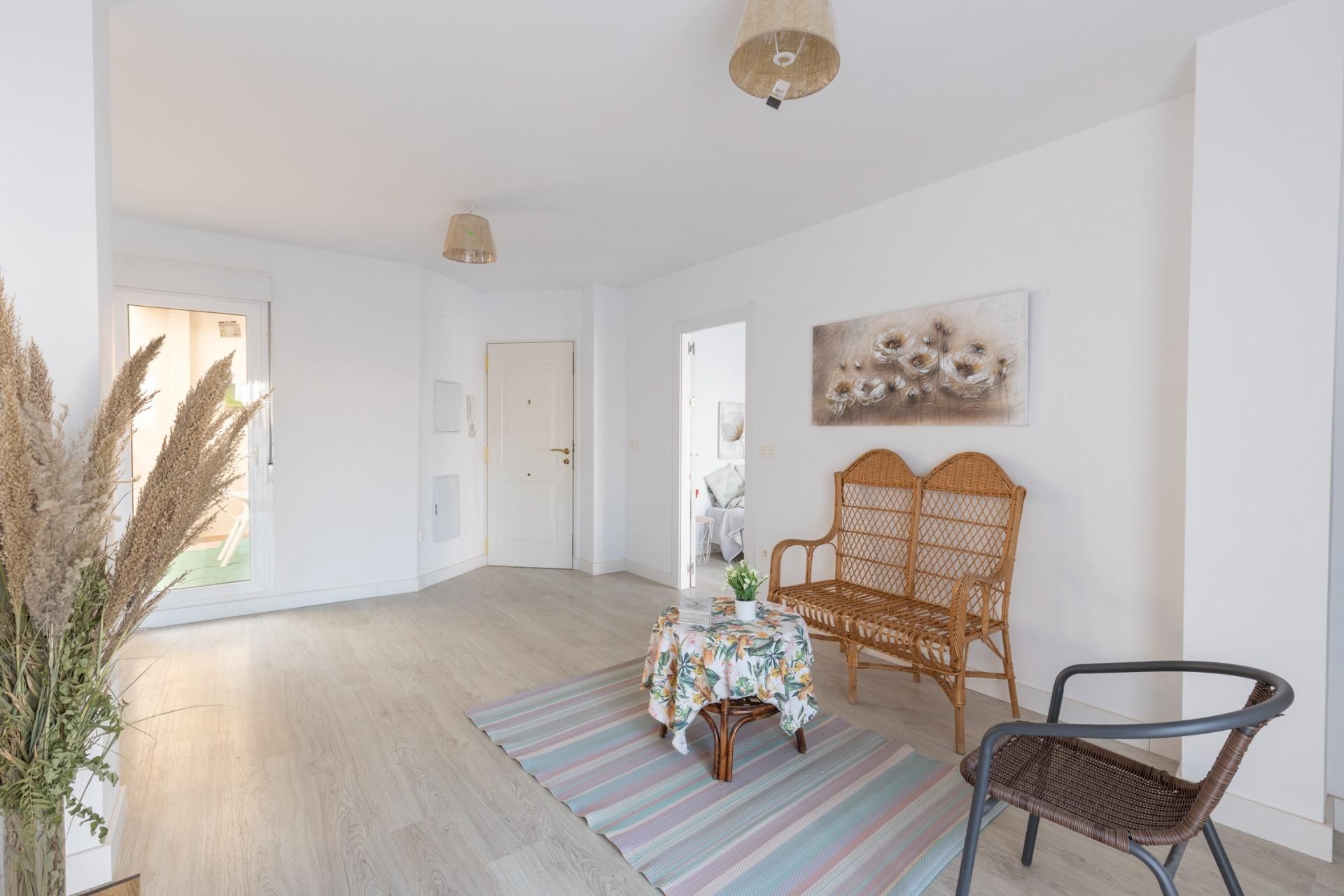 Living room of Flat for sale in Armilla  with Terrace and Balcony