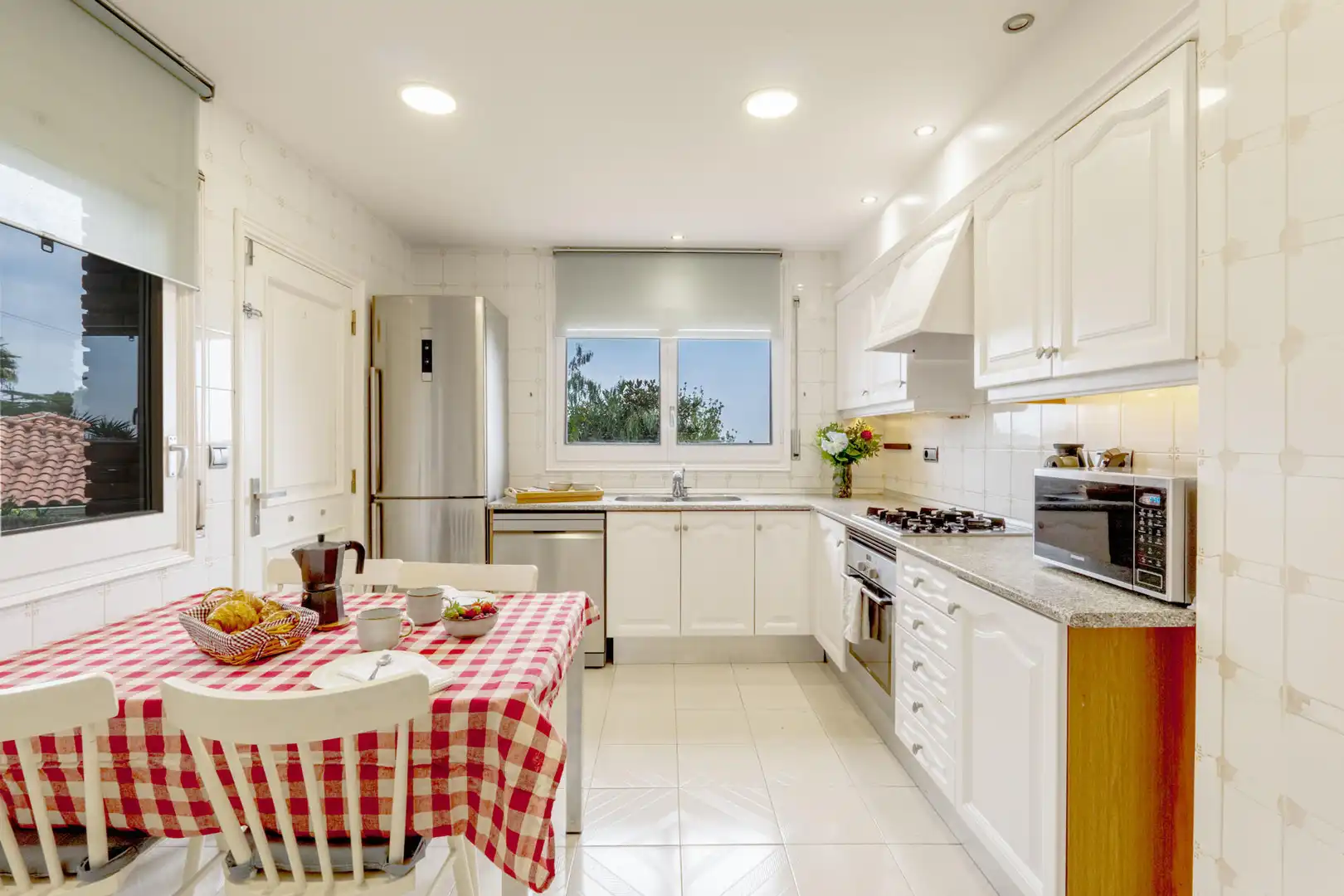 Küche von Haus oder Chalet zur Miete in Sant Vicenç de Montalt mit Heizung und Terrasse