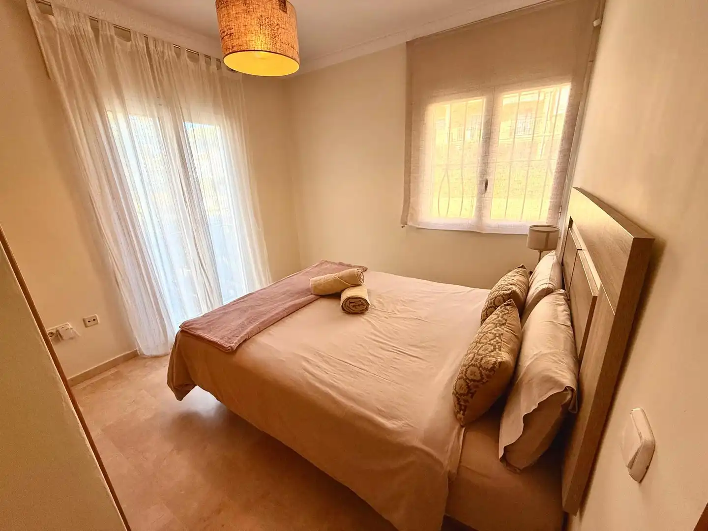 Schlafzimmer von Maisonette zur Miete in Marbella mit Schwimmbad, Möbliert und Gemeinschaftspool