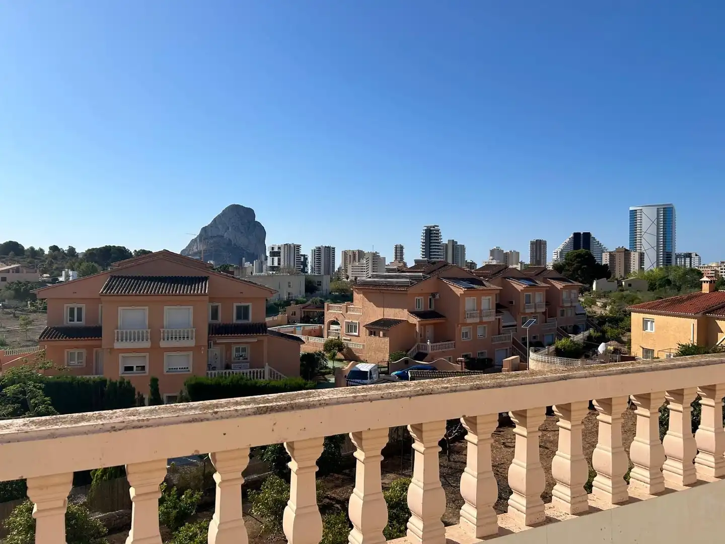 Exterior view of Houses for sale in Calpe / Calp  with Air Conditioner, Private garden and Terrace