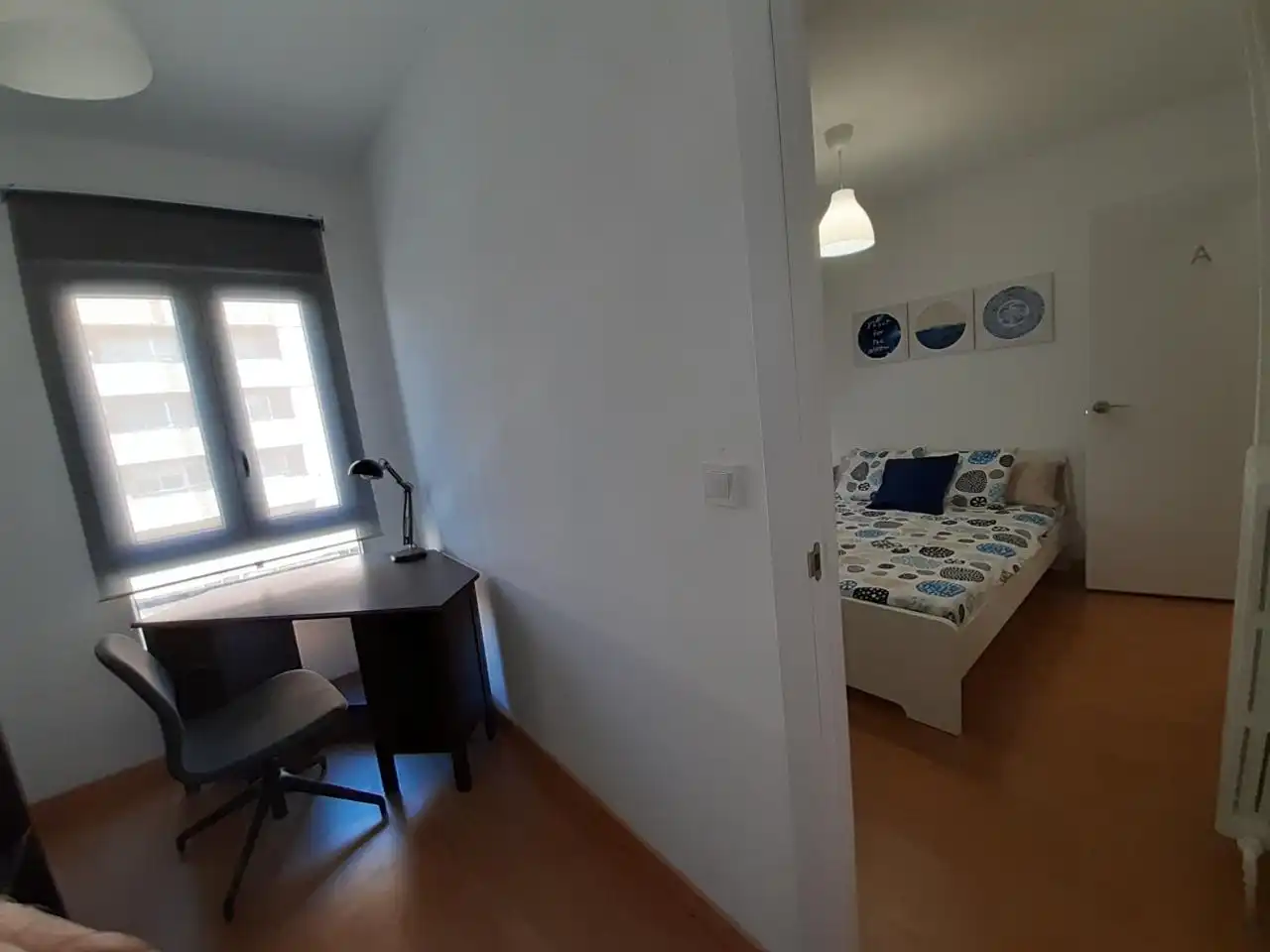 Habitación de Piso para compartir en Teruel con Calefacción, Parquet y Amueblado