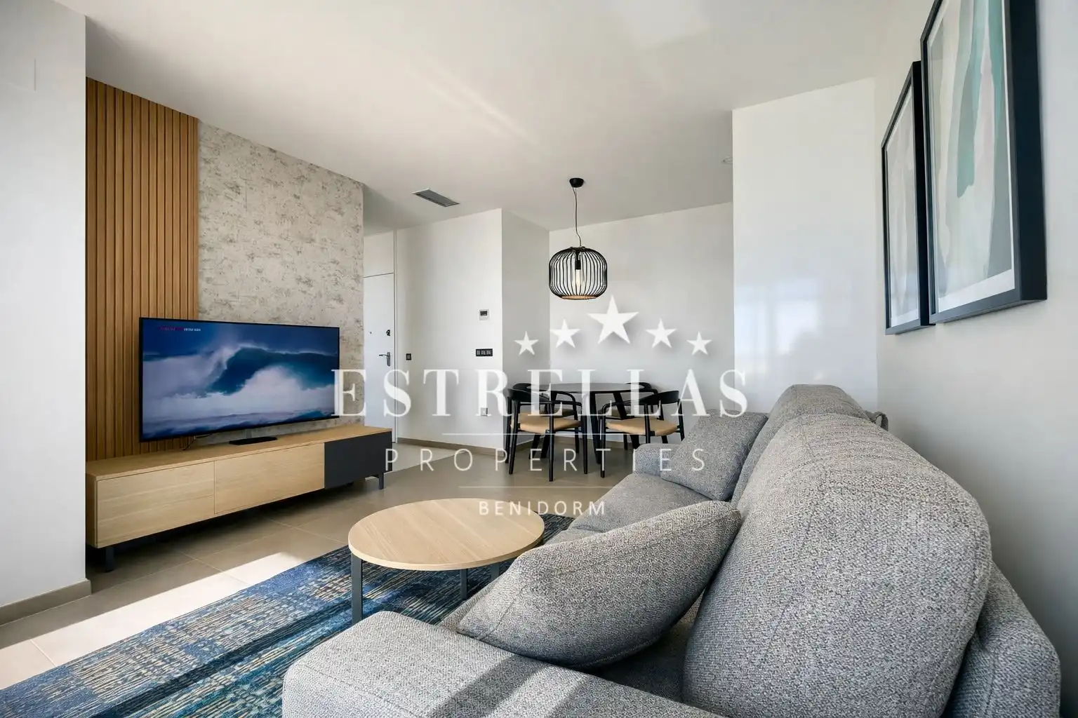 Sala d'estar de Apartament en venda en Benidorm amb Aire condicionat, Calefacció i Traster