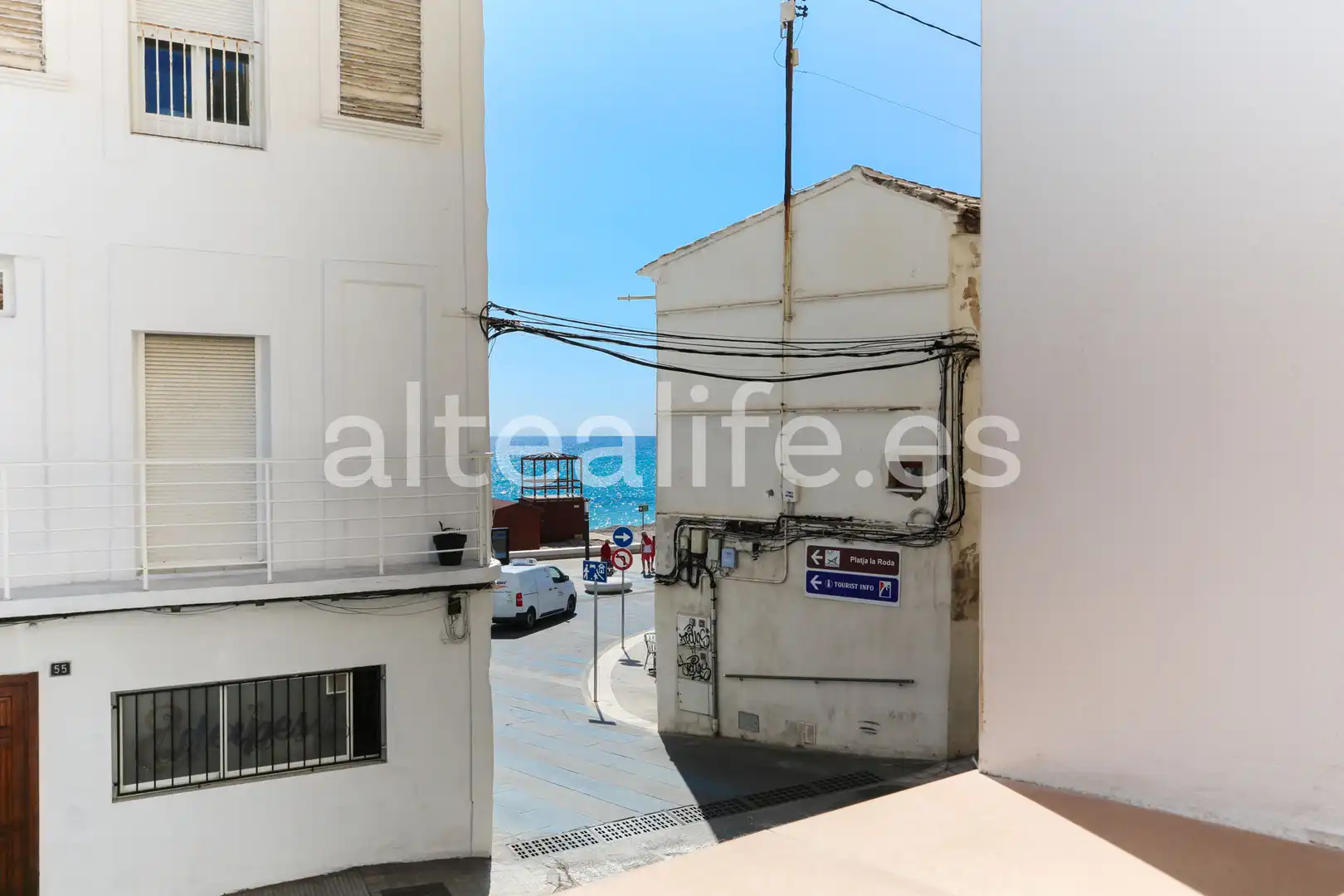 Vista exterior de Casa adosada en venta en Altea con Aire acondicionado