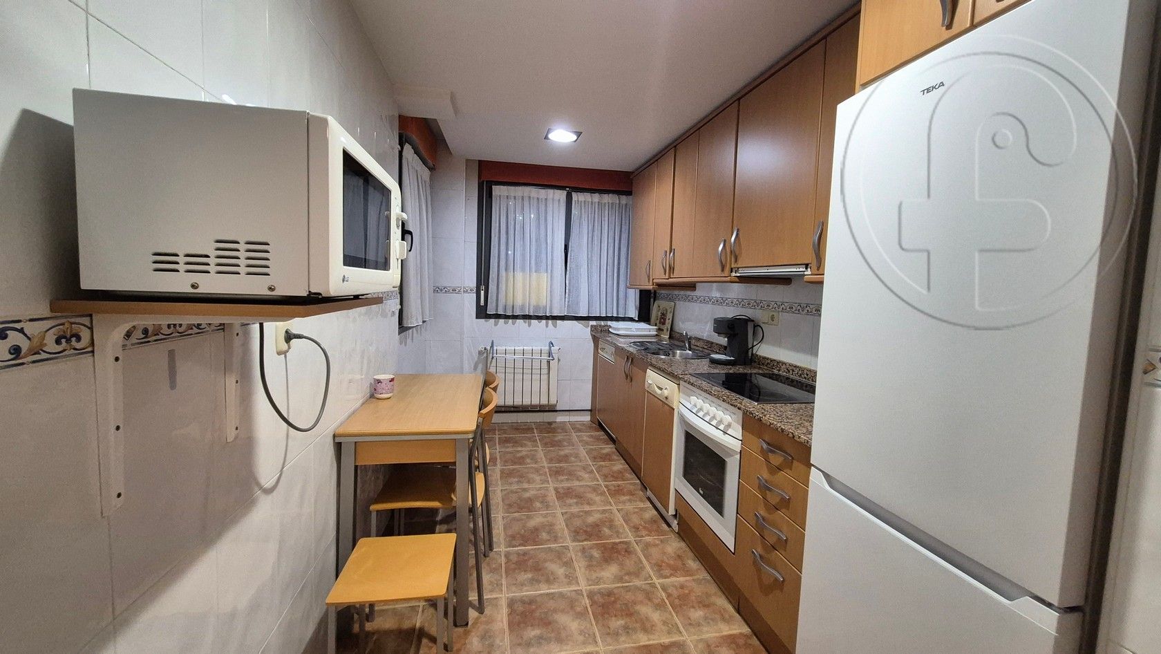 Kitchen of Flat to rent in Santander  with Heating, Swimming Pool and Furnished