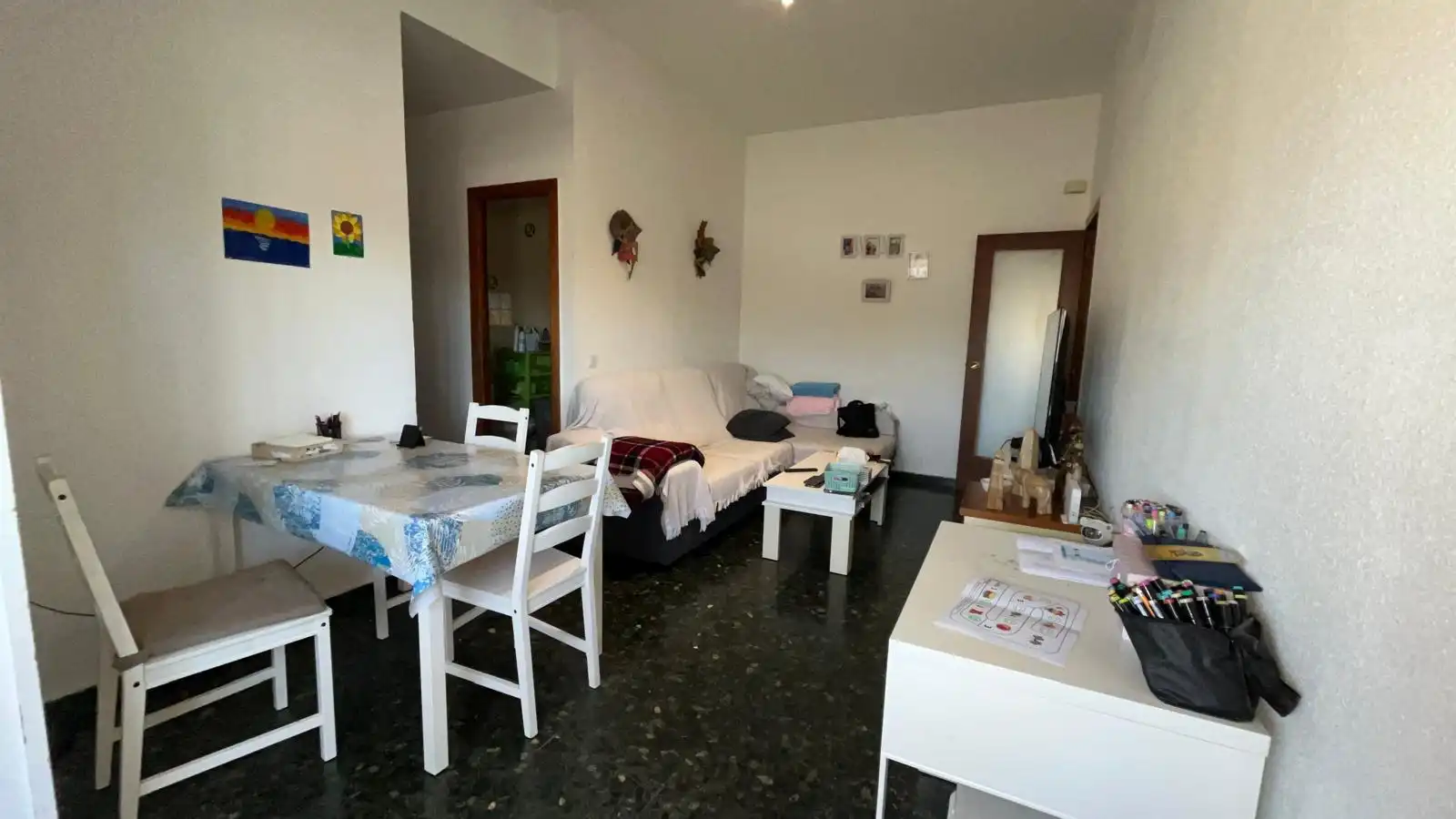 Living room of Flat for sale in Málaga  with Air Conditioner, Furnished and Community pool