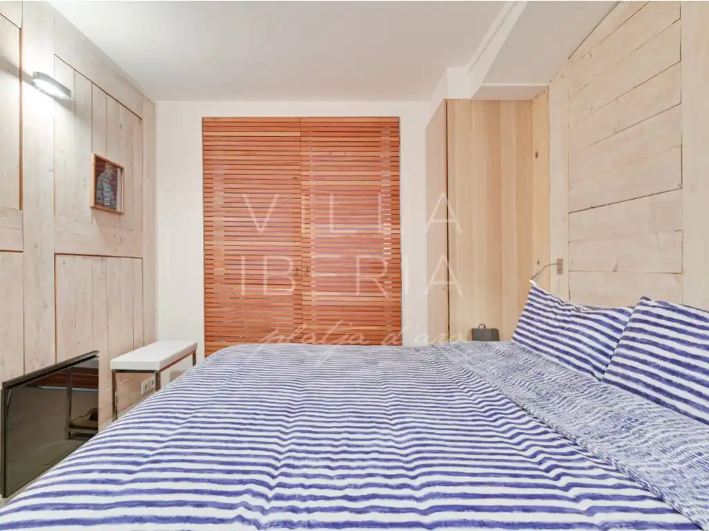 Schlafzimmer von Wohnungen zum Verkauf in Calonge i Sant Antoni mit Klimaanlage, Privatgarten und Terrasse