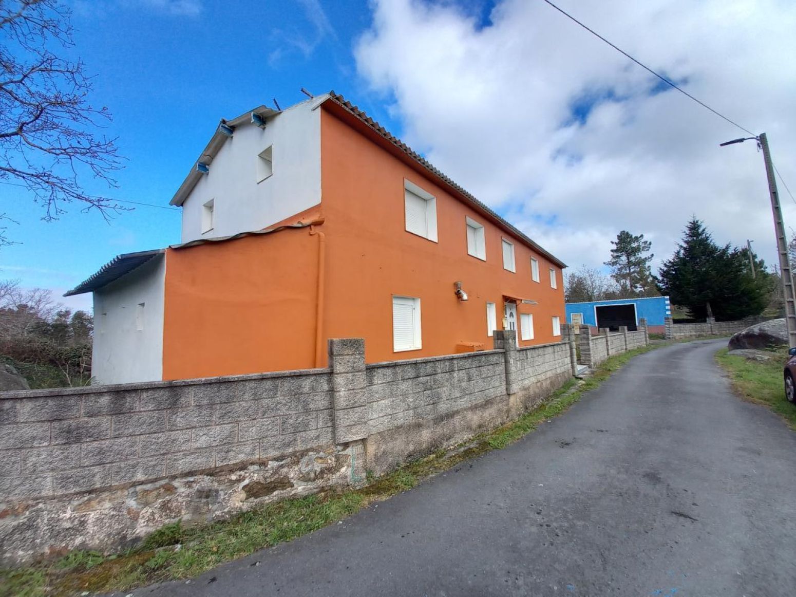 Vista exterior de Casa o xalet en venda en Porto do Son amb Traster