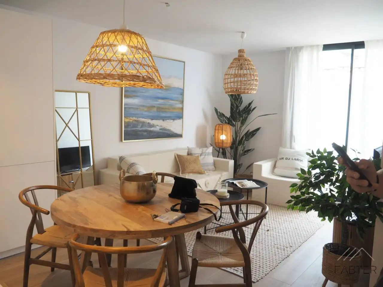 Sala d'estar de Pis en venda en Calonge i Sant Antoni amb Aire condicionat, Calefacció i Parquet