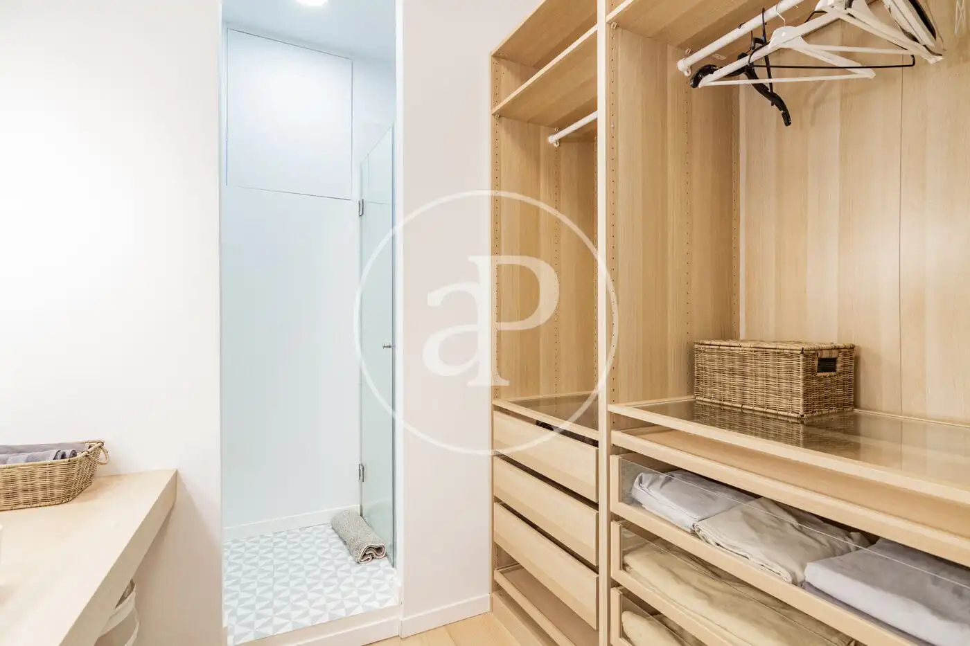 Bedroom of Flat for rent in Madrid  with Air Conditioner, Heating and Furnished