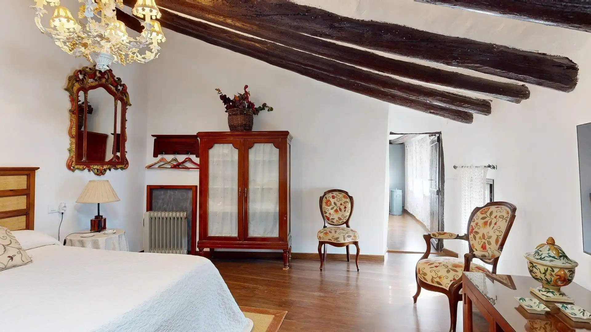 Habitación de Casa o chalet en venta en Magallón con Jardín privado, Terraza y Amueblado