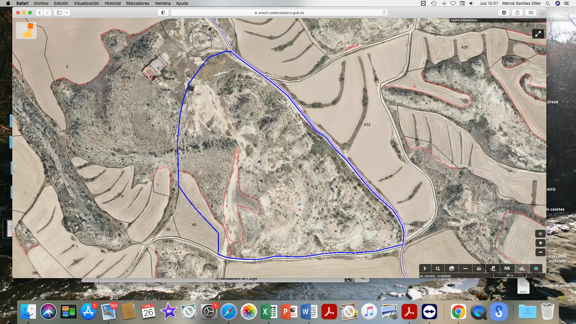 Finca rústica en venta en Caspe