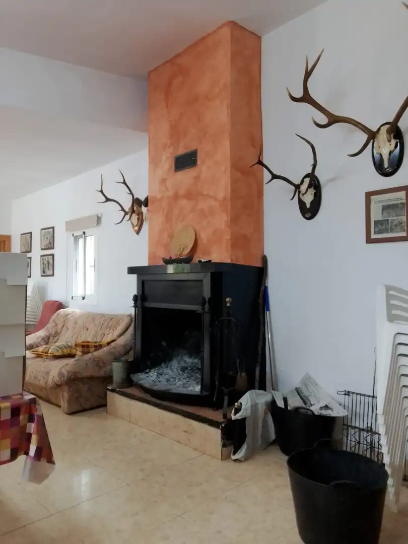 Sala d'estar de Casa o xalet en venda en Tibi amb Jardí privat, Terrassa i Moblat