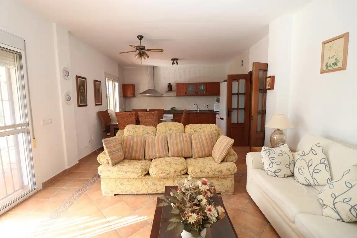 Living room of Houses for rent in Coín  with Private garden, Terrace and Swimming Pool