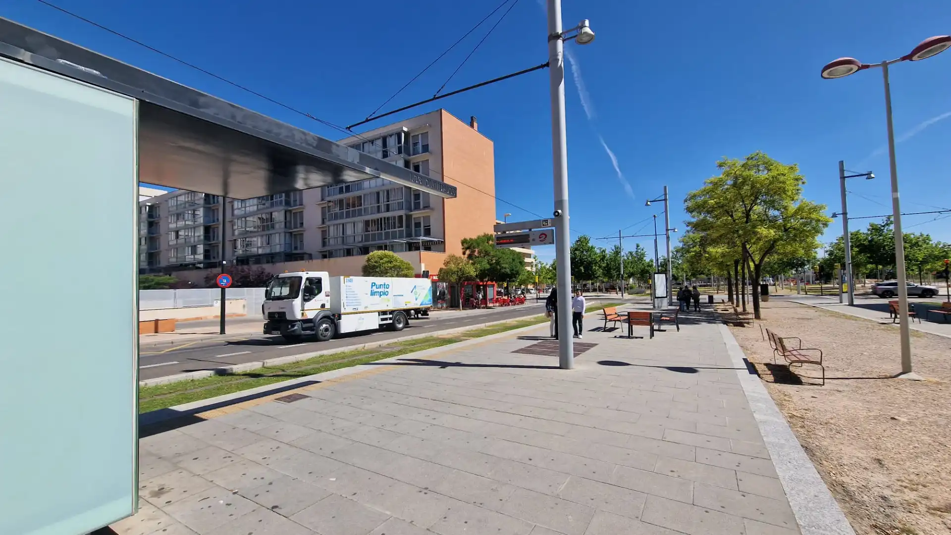 Vista exterior de Apartamento de alquiler en Zaragoza con Aire acondicionado, Calefacción y Parquet