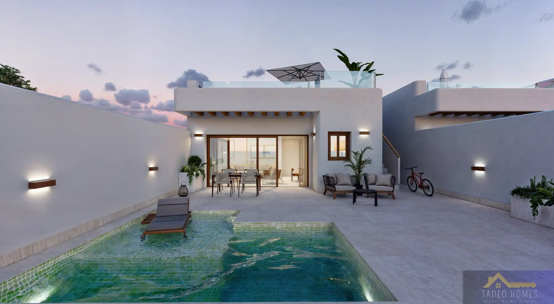 Bungalow con piscina en venta en Carmen Barbera 5