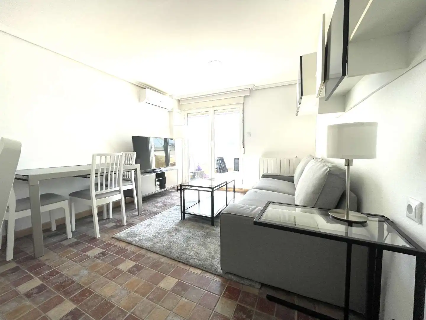 Wohnzimmer von Wohnungen zur untervermieten in  Valencia Capital mit Klimaanlage, Heizung und Terrasse