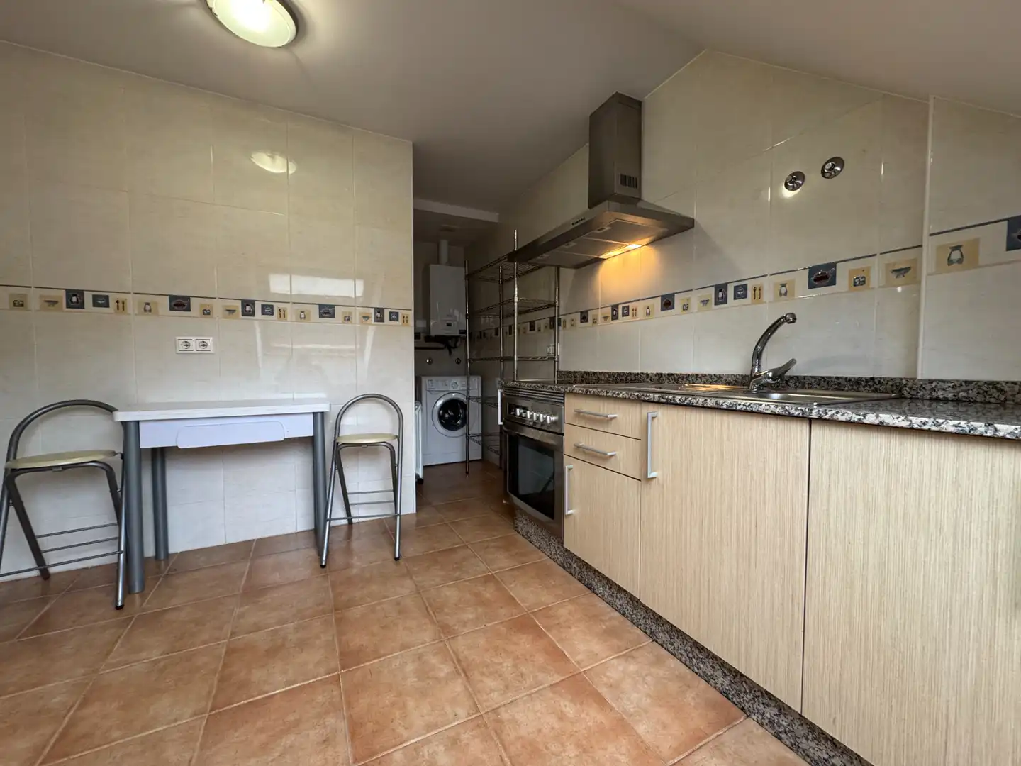 Kitchen of Flat for rent in Ames  with Heating, Storage room and Furnished