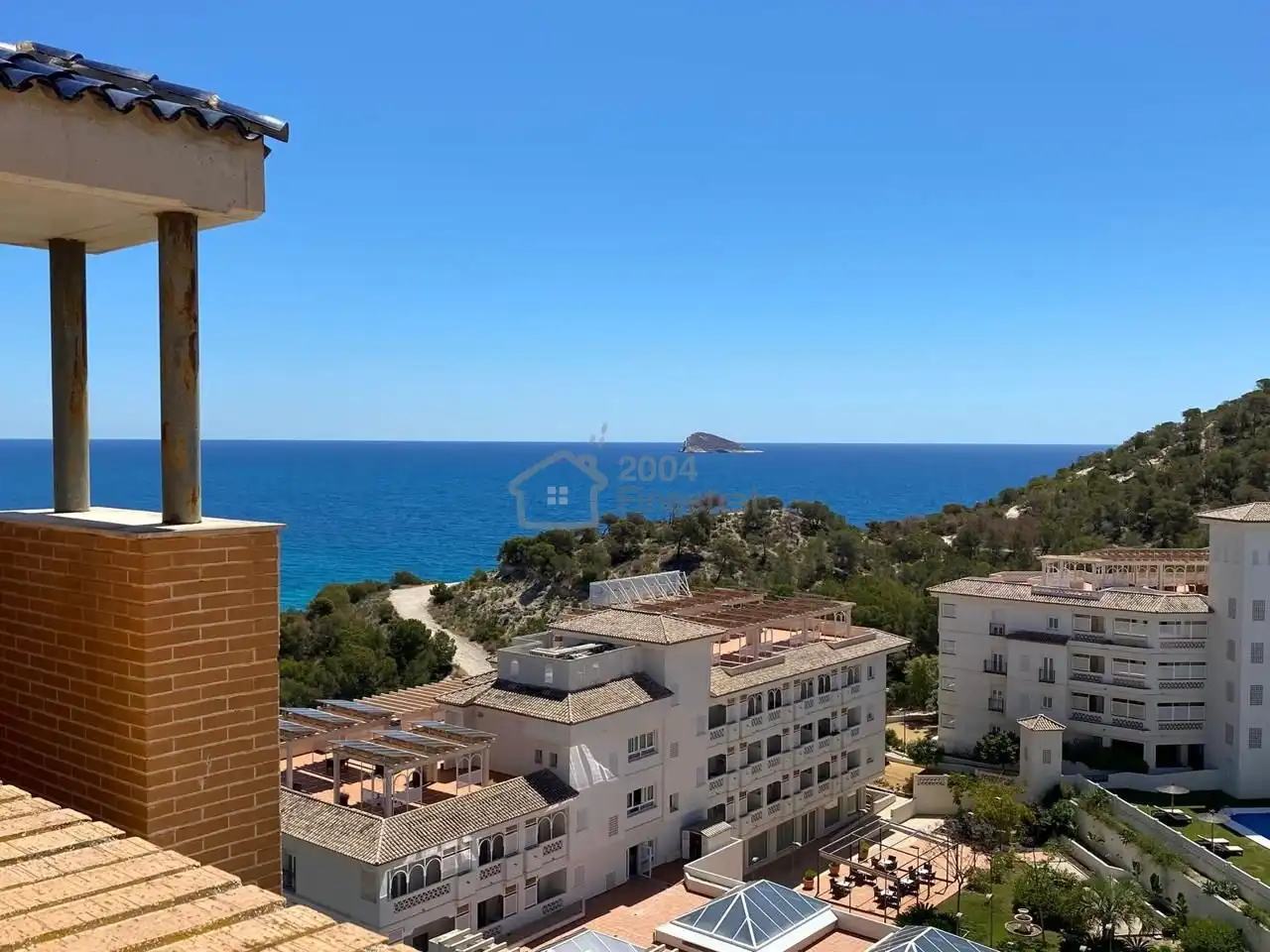 Vista exterior de Ático en venta en Villajoyosa / La Vila Joiosa con Aire acondicionado, Terraza y Piscina comunitaria