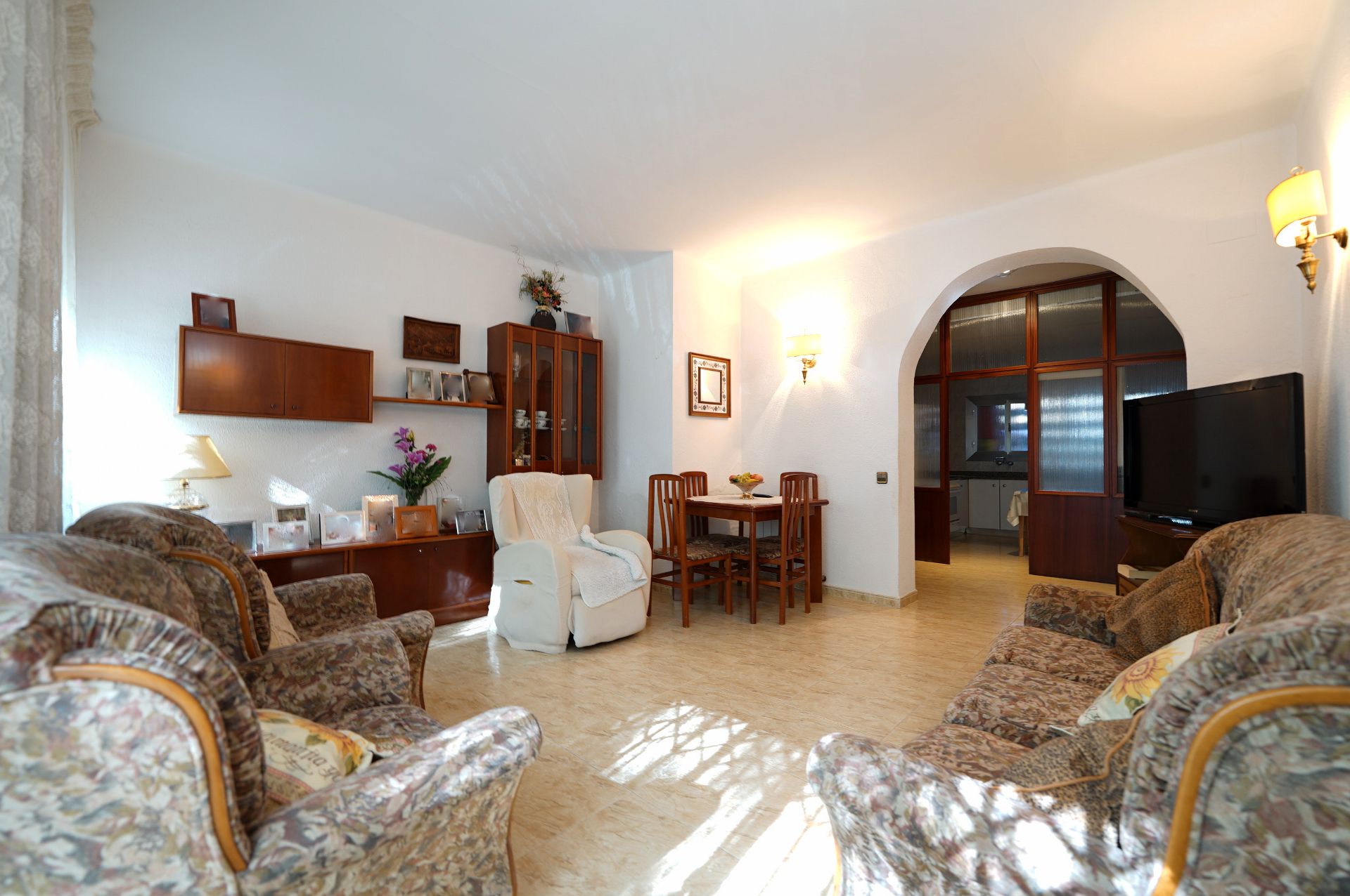 Living room of Flat for sale in  Barcelona Capital  with Heating