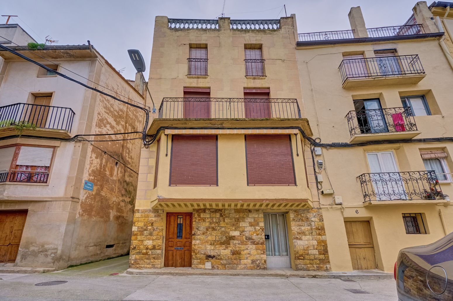 Vista exterior de Casa o xalet en venda en Falces amb Calefacció, Parquet i Terrassa