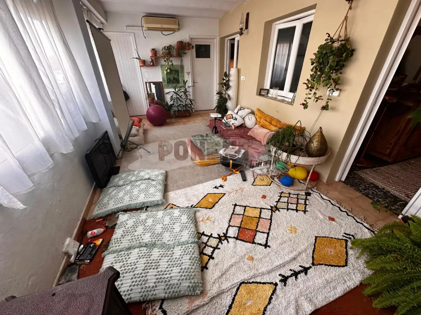 Sala de estar de Piso en venta en Santa Eulària des Riu con Balcón