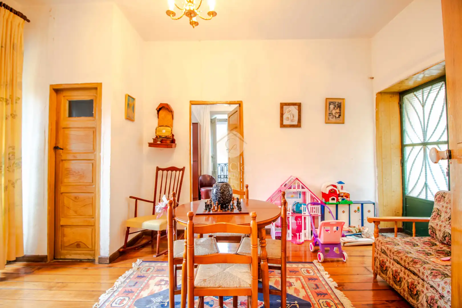 Esszimmer von Country house zum Verkauf in O Bolo  mit Privatgarten, Terrasse und Möbliert