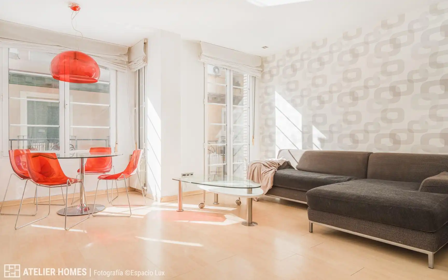 Living room of Flat for sale in  Zaragoza Capital  with Air Conditioner, Heating and Furnished