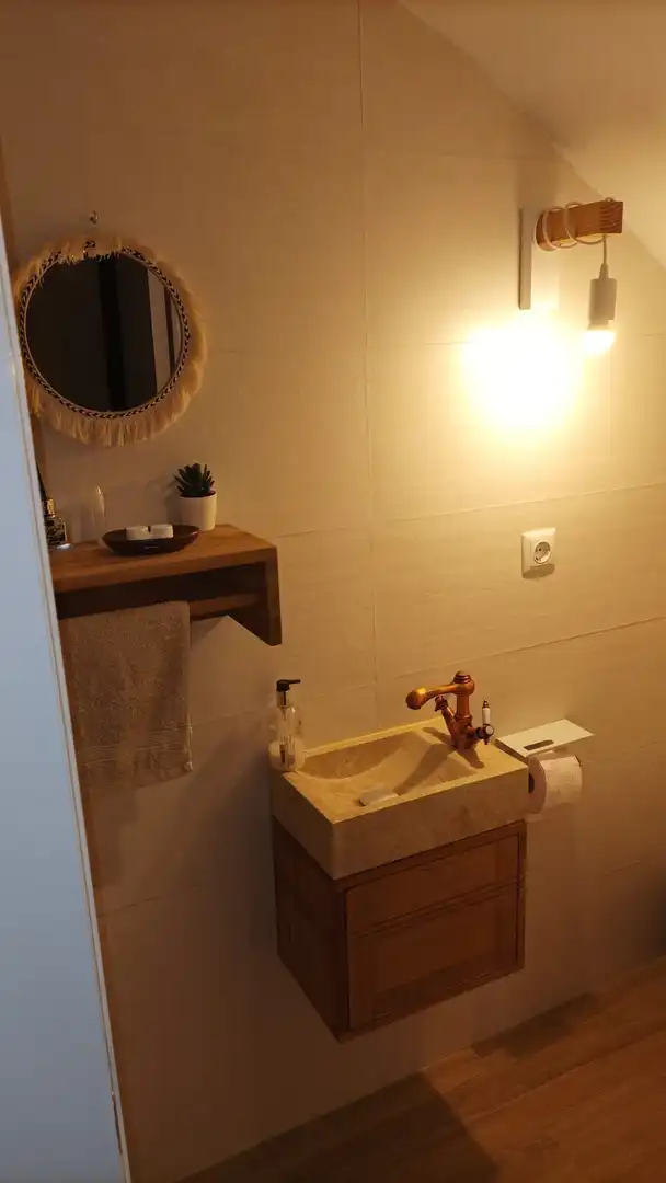 Bany de Casa adosada en venda en La Línea de la Concepción amb Aire condicionat, Jardí privat i Terrassa