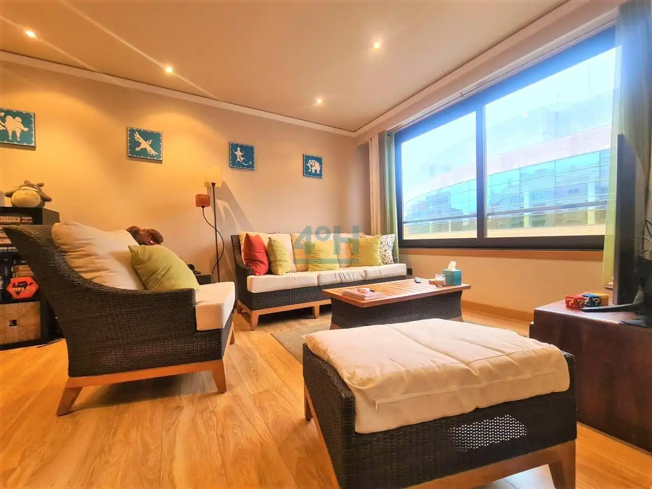 Living room of Apartments for rent in Ourense Capital   with Heating, Furnished and Balcony
